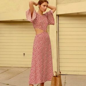 NWT Reformation Benny Dress in Grenadine. Size 0.